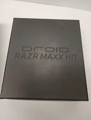 Motorola Droid RAZR MAXX HD ORIGINAL BOX ONLY W/ SIMM CARD REMOVER • $17.24