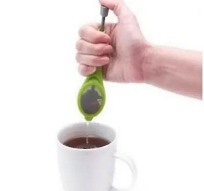 $6.25 • Buy Tea Infuser Loose Tea Leaf Strainer Herbal Spice Silicone Filter Diffuser