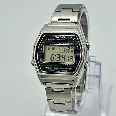 Vintage Men's CASIO Marlin Digital LCD Alarm Chronograph Steel Watch Works W-750 • $149.99