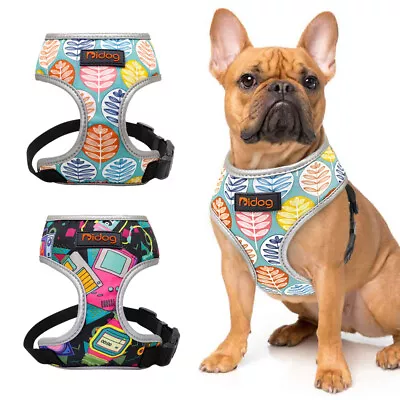 Reflective Dog Harness Adjustable Small Medium French Bulldog Mesh Padded Vest  • $15.39