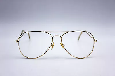 Ottoto Magnus Gold Large Aviator Eyeglasses Frames 35-M7676 58-14-140 • $34.95