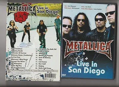  Metallica  'live' In San Diego (dvd) • £5.50