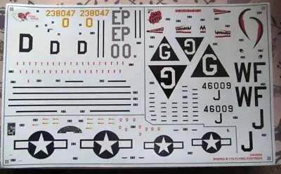 Boeing B-17G Flying Fortress Airfix Decals 1:72 Scale 3/A08005 Unused • £4.99