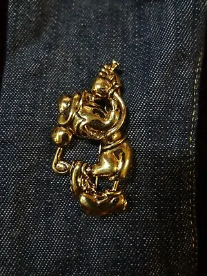 DISNEY NAPIER Signed - Mickey Mouse Playing GOLF - BROOCH • $17