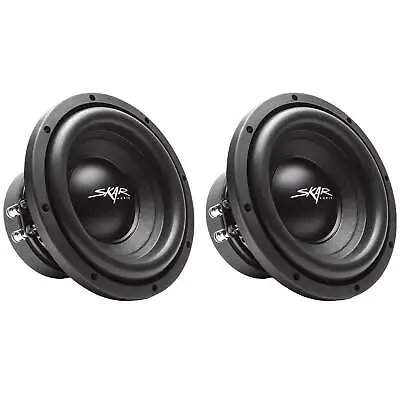 (2) New Skar Audio Sdr-8 D2 8  700w Max Power Dual 2 Ohm Subwoofers - Pair • $159.99