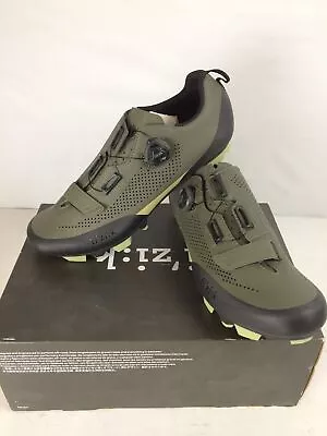 Excellent Fizik Terra X5 Men's Mountain Bike Shoes Military Green/Tangy Green • $127.39