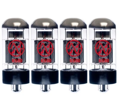 $261.90 • Buy New 4x 6550 JJ Electronic Valve Vacuum Power Tubes Factory Matched Quad