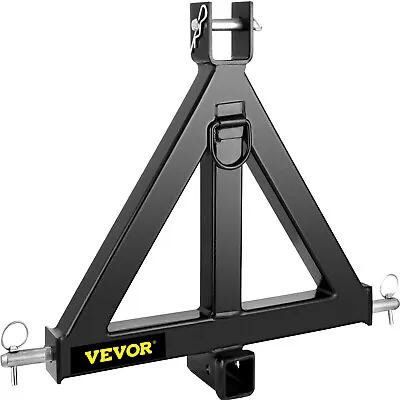 $113.99 • Buy VEVOR 3 Point 2 Receiver Trailer 44lbs Tow Hitch Category 1 Attachment Tractor