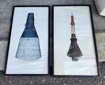 Vintage McDonnell Mercury & Gemini Spacecraft Prints • $150