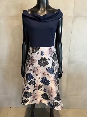 Review Floral Fit And Flare Dress Size 16 • $45