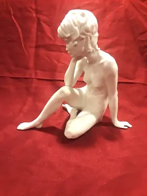 Vintage Kaiser West Germany Nude Woman Bisque Porcelain Statue W. Gawantka #489 • $107.75