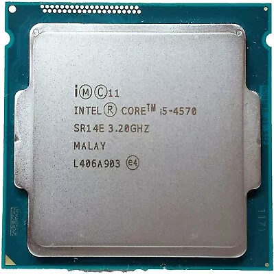 Intel Quad Core I5-4570 3.2ghz 6m Processor Cpu Lga1155 • $26.90