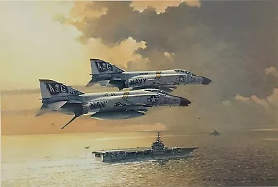 Flying The Jolly Roger By Robert Watts Artist Proof Signed By F-4 Phantom Aces • $299