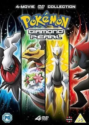 Pokemon Movie: Diamond & Pearl Collection (DVD) New With SlipCover - Not Sealed • £6.49