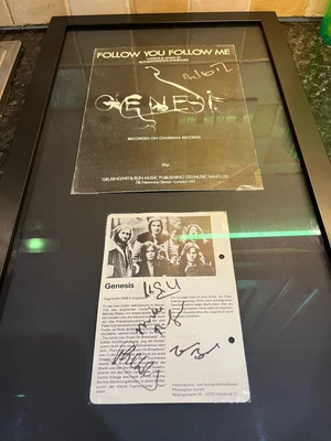 £250 • Buy GENESIS Signed Banks, Rutherford, Gabriel, Collins