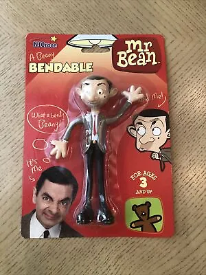 Mr. Bean Bendable Poseable Action Figure Tiger Aspects Rowan Atkinson 6” 1990s • $20