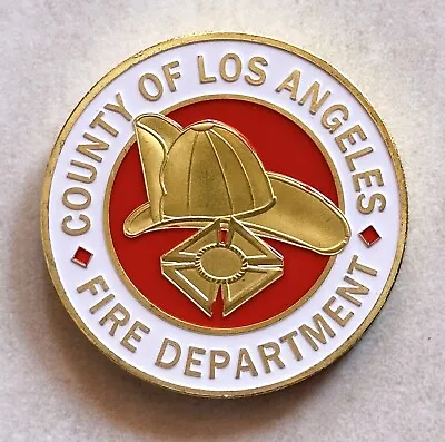LOS ANGELES COUNTY FIRE DEPT Challenge Coin  • $14.90