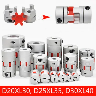 Motor Ballscrew Shaft Coupler Plum Coupling Flexible Spider Jaws Connector • $12.99