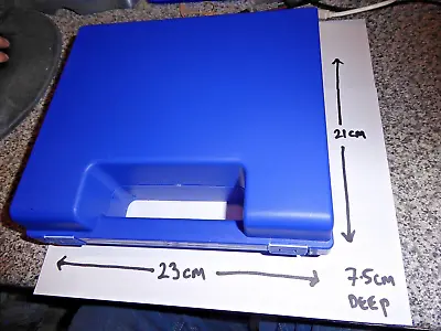 £6.99 • Buy BLUE Portable Power Tool Storage Case Plastic Handle Carry Box Parts Organiser