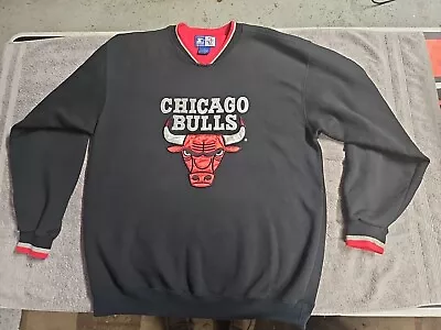 Vintage Starter Chicago Bulls  Sweatshirt Adult Large  Black • $35