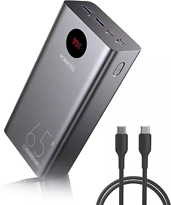 Laptop Power Bank 40000Mah USB C PD Portable Laptop Charger 65W Fast Charging  • $140.99