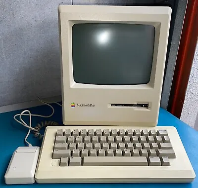 Apple Macintosh Mac Plus M0001A Computer Keyboard Mouse User Guide & OEM Bag KL • $374.99