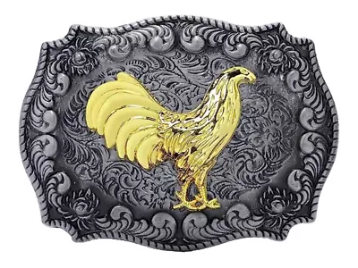 Rooster Chicken Belt Buckle Western Rodeo Fashion Unisex Cowboy Belt Buckles • $13.55