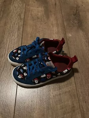 £3 • Buy Clarks Toy Story CITY HOWDY Blue Suede And Canvas Shoes UK 10.5G Woody Jessie