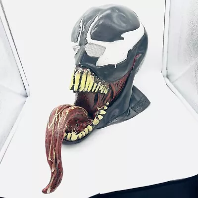Marvel Rubies Co Venom Mask Halloween Costume Cosplay Latex Adult Size Full Mask • $34.99