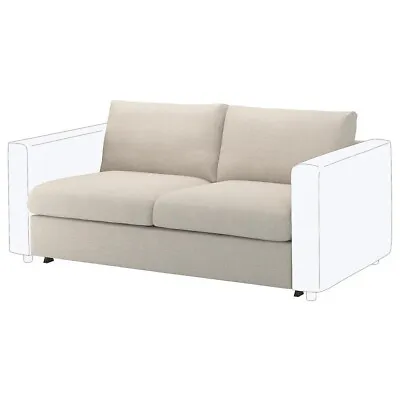 Ikea Vimle 2 Seat Sofa-bed Section Cover Gunnared Beige 504.958.43 • £115