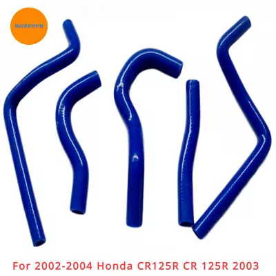 Silicone Radiator Hose Blue For 2002-2004 Honda CR125R CR 125R 2003 • $25.99