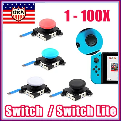 1-100X OEM 3D Analog Stick Joystick Replace For Nintendo Switch NS Lite Joy-Con • $188
