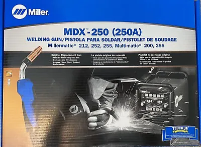 Miller MDX-250 MIG Welding Gun (1770043) 15’ Acculock S • $280