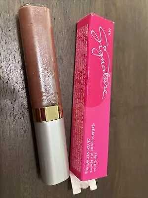 Mary Kay Signature Lip Gloss Almond Glaze DISCONTINUED #312500 .28 Oz NIB • $16.75