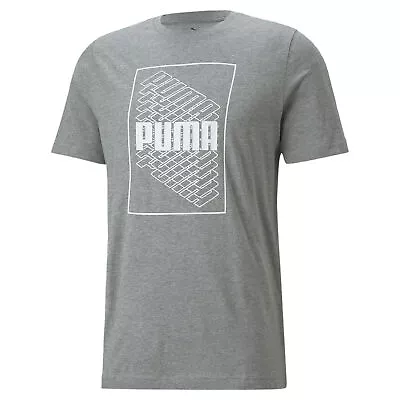 PUMA Wording Men's Graphic Tee T-Shirt • $21
