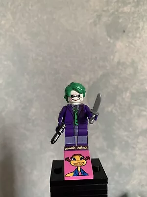 LEGO Batman Joker Heath Ledger Minifigure DC Comics Custom • $22.27