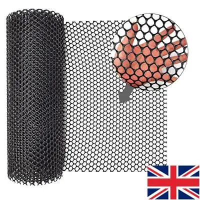£9.99 • Buy Home Plastic Chicken Wire Fence Balcony Garden Floral Poultry Fencing Netting
