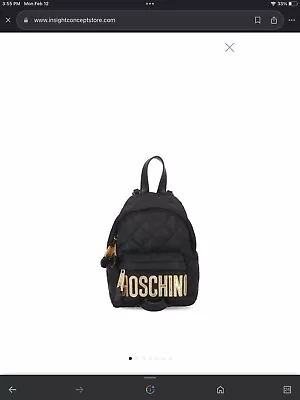 Authentic Moschino Mini Backpack New Large  • $150