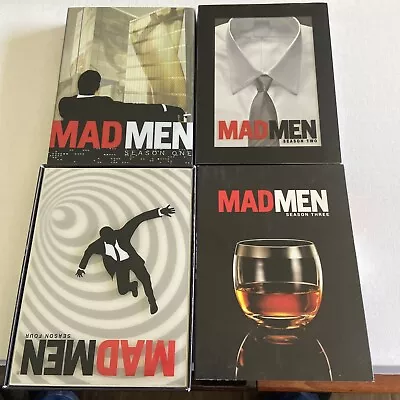 Mad Men Complete Seasons 1-4 (1 2 3 4) 16 DVD Set Great Condition. • $23.99