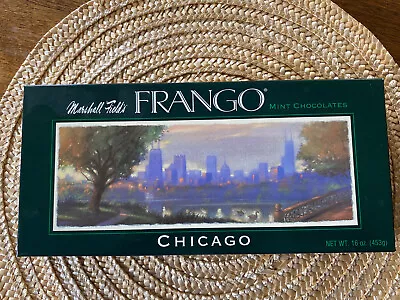 Vintage Marshall Field’s Chicago Skyline FRANGO Mints 16 Oz. Box Empty 2007 • $15