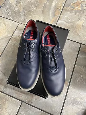 FootJoy Men's DryJoys Premiere Golf Shoes-Navy Blue-#53919 • $65.99