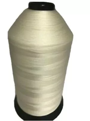 Beading Thread Dabond Bonded Polyester V46 White 8 Oz Cone • $24.99