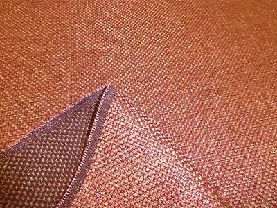 £14.99 • Buy 10m Of CLARKE & CLARKE MAXIMUS EARTH (red Bronze Colour) Weave Fabric  RRP £27/m
