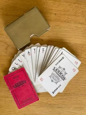 Vintage Waddingtons Lexicon Card Game • £5