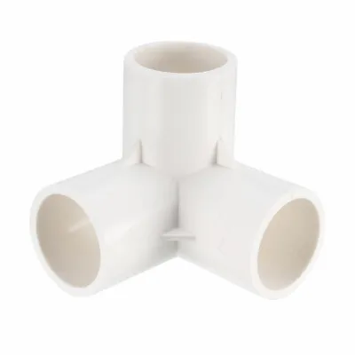 £21.79 • Buy 10Pcs 3-Way Elbow PVC Plumbing Fitting Pipe 25mm Socket Tee Corner Fitting