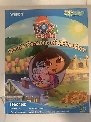 Vtech Bugsby Reading System Book Dora The Explorer Dora's Seasons Of Adventure • $30