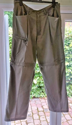 £5 • Buy PETER STORM * Lightweight Cargos * Khaki * Adjustable To Shorts * W36 R * ISL30 