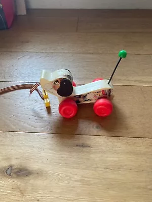 £7 • Buy Fisherprice Vintage Pull Along Dog 