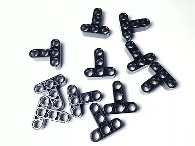 10 Pieces New LEGO LEGO Black Liftarm Beam 3 X 3 T-Shaped (60484) Robot Car • $8.41