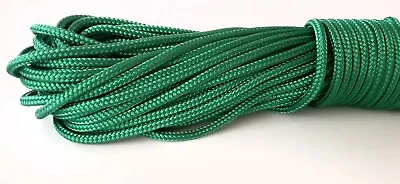 1/4 X 100 Ft. Double Braid-Yacht Braid Polyester Rope. Green • $35